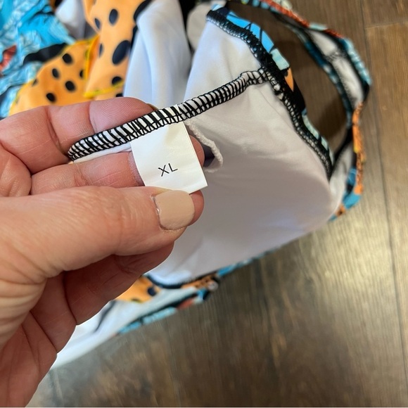 🆕 Rue Ruffle tiger pattern Swimsuit SZ XL - Picture 7 of 8